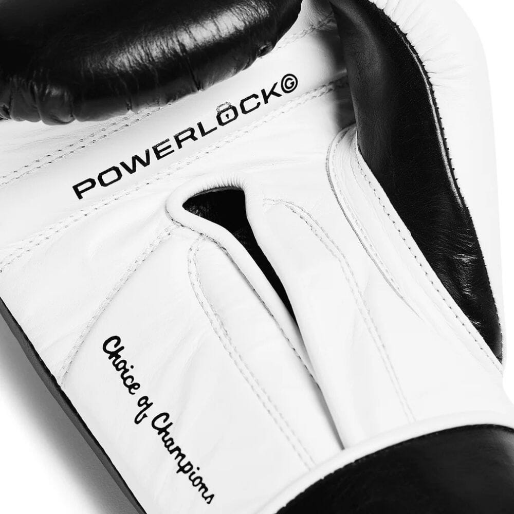 Everlast Powerlock Pro OG Boxing Gloves Black/White Boxing Gloves Everlast 