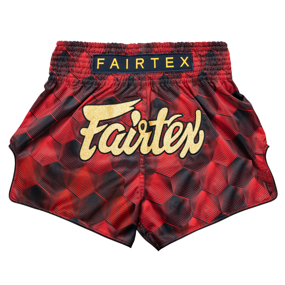 Fairtex BS1919 Red Jubilee Muay Thai Shorts