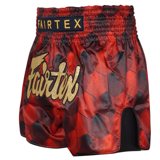 Fairtex BS1919 Red Jubilee Muay Thai Shorts