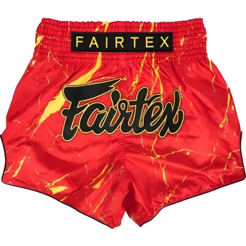 Fairtex BS1946 Muay Thai Shorts Inferno Muay Thai Shorts Fairtex Red/Yellow Small 