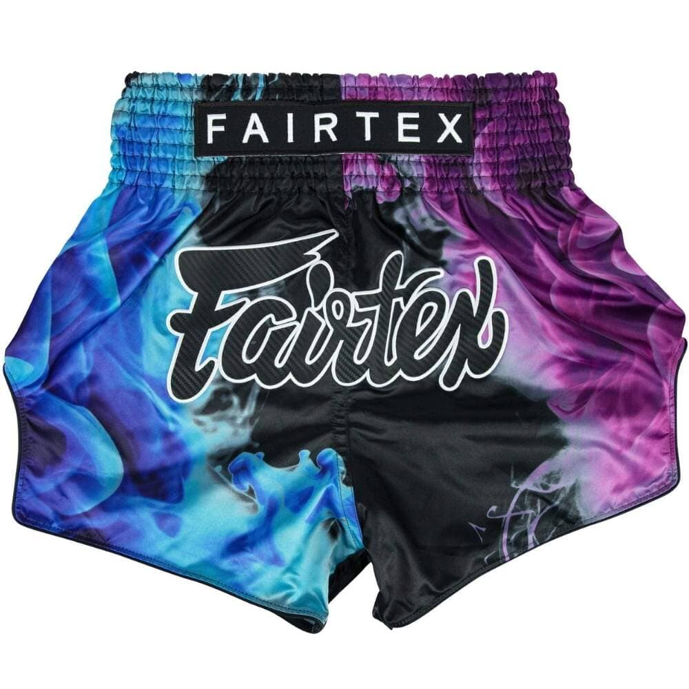 Fairtex BS1951 Muay Thai Shorts Tech House Muay Thai Shorts Fairtex Blue/Black/Purple Small 
