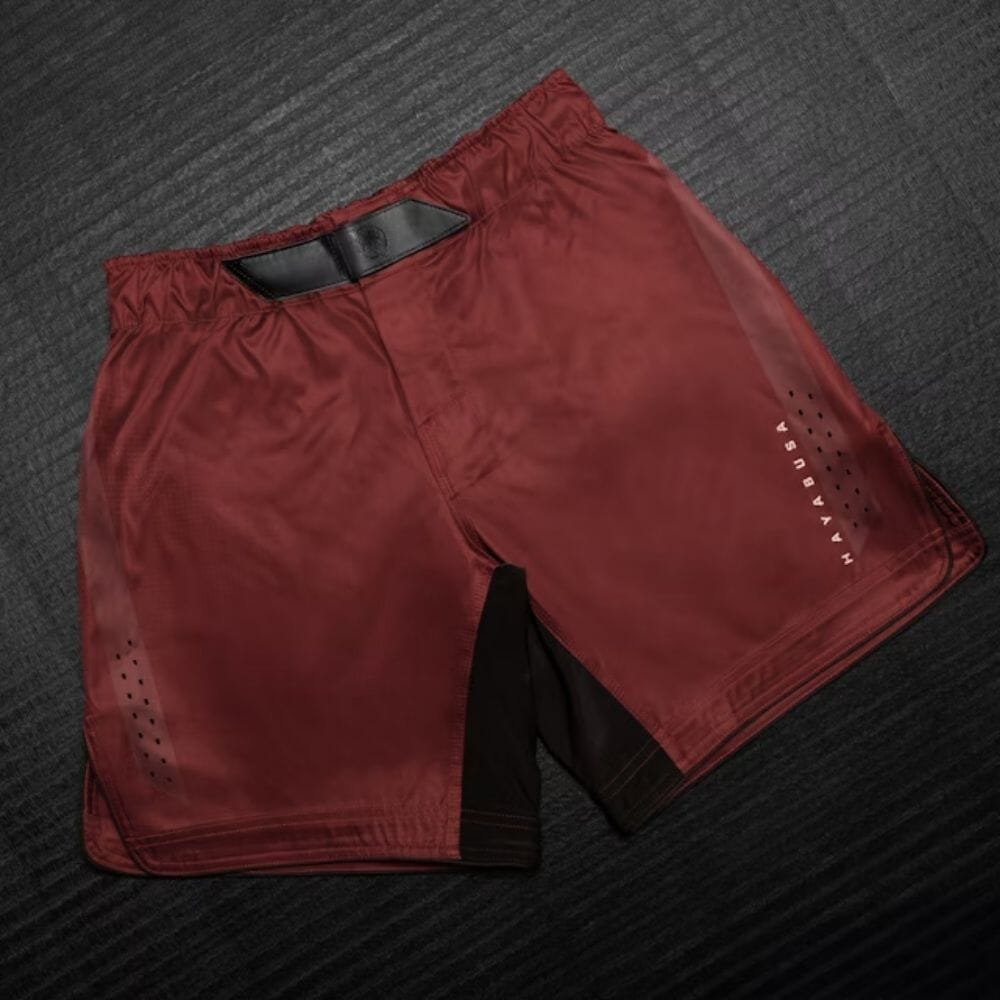 Hayabusa Core 3/4 Thigh Fight Shorts Red MMA Shorts Hayabusa 