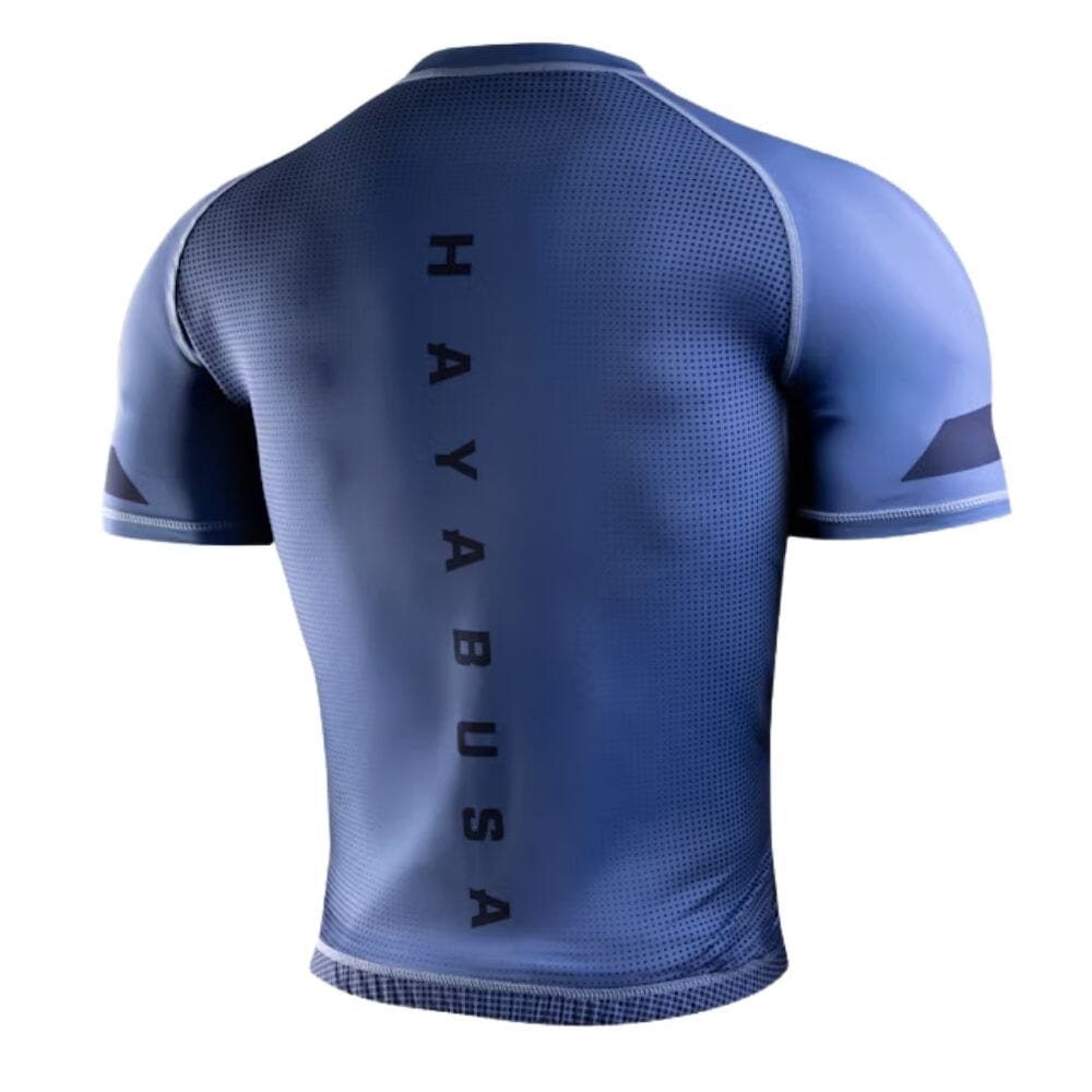 Hayabusa Core Short Sleeve Rashguard Blue Rashguards Hayabusa 
