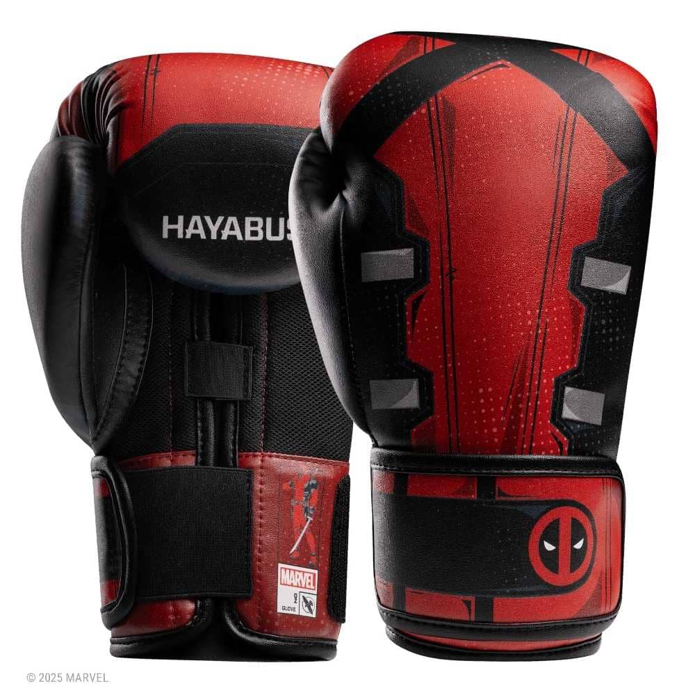 Hayabusa Marvel Classic Deadpool Boxing Gloves Boxing Gloves Hayabusa Red/Black 12oz 