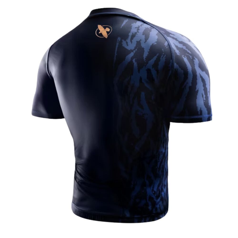 Hayabusa Apex Short Sleeve Rashguard Dusk Blue Rashguards Hayabusa 
