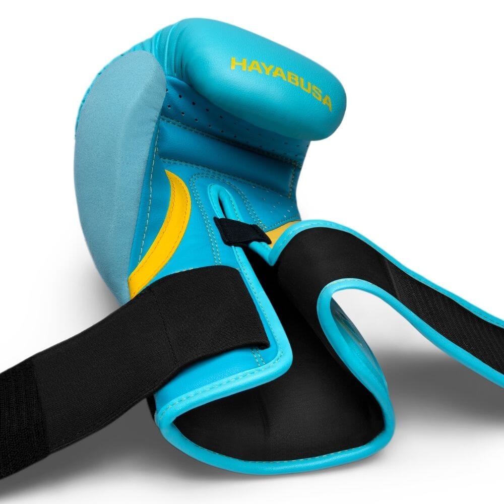 Hayabusa T3 Boxing Gloves Blue/Yellow Boxing Gloves Hayabusa 