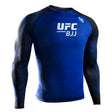 Hayabusa UFC BJJ Long Sleeve Rashguard Black/Blue Rashguards Hayabusa Black/Blue Small 
