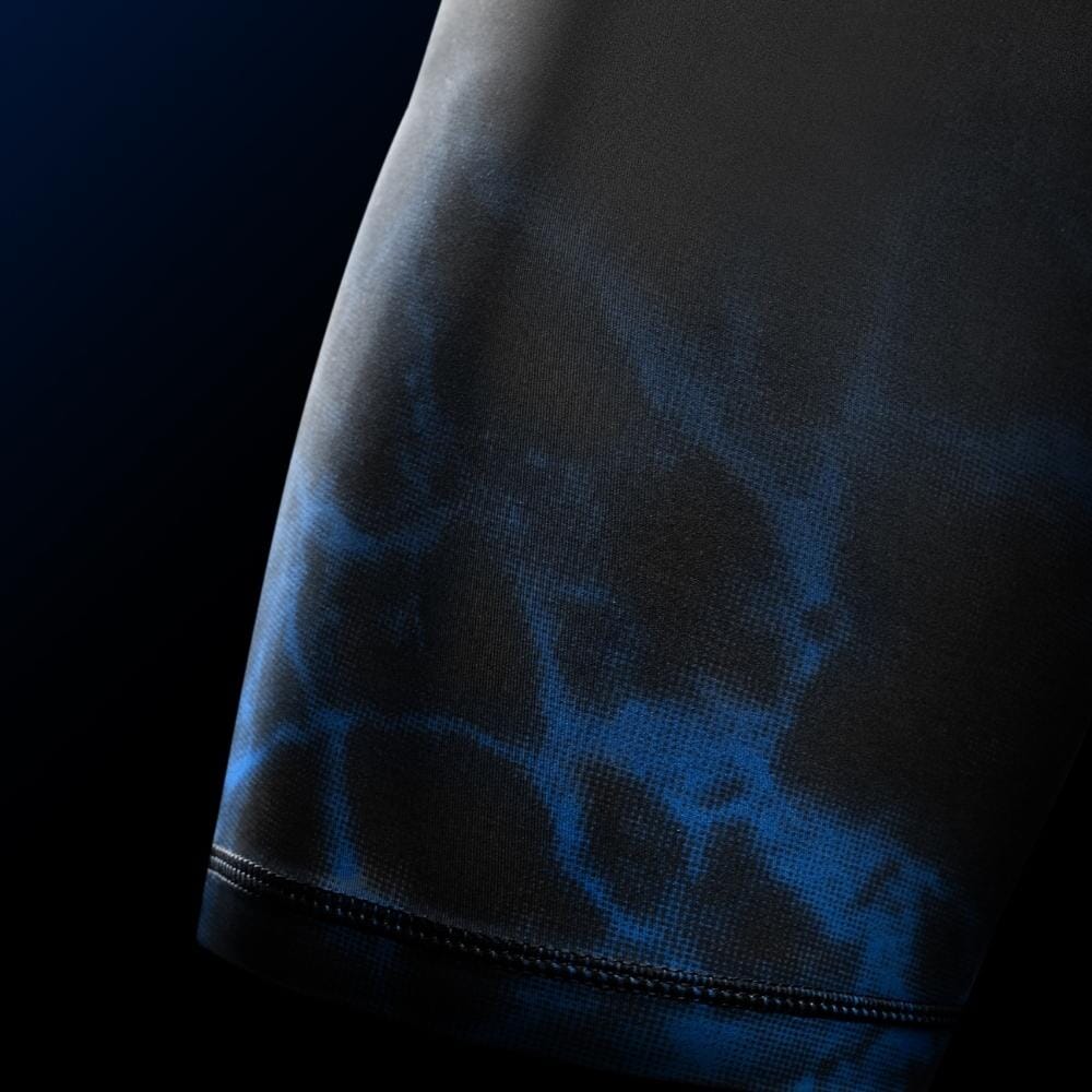 Hayabusa UFC BJJ Vale Tudo Shorts Black/Blue Compression Shorts Hayabusa 