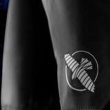Hayabusa UFC BJJ Womens Grappling Shorts Black/Blue BJJ Shorts Hayabusa 