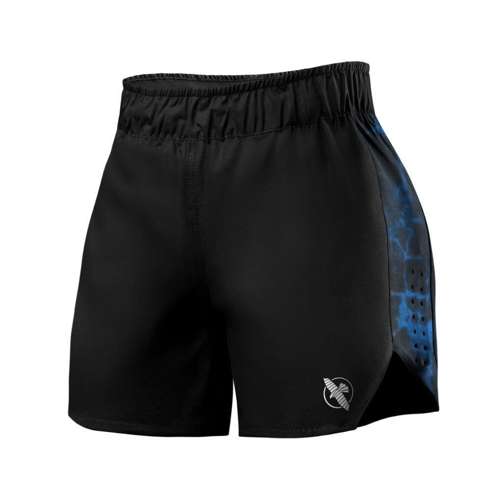 Hayabusa UFC BJJ Womens Grappling Shorts Black/Blue BJJ Shorts Hayabusa Black/Blue X Small 