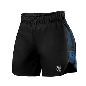 Hayabusa UFC BJJ Womens Grappling Shorts Black/Blue BJJ Shorts Hayabusa Black/Blue X Small 