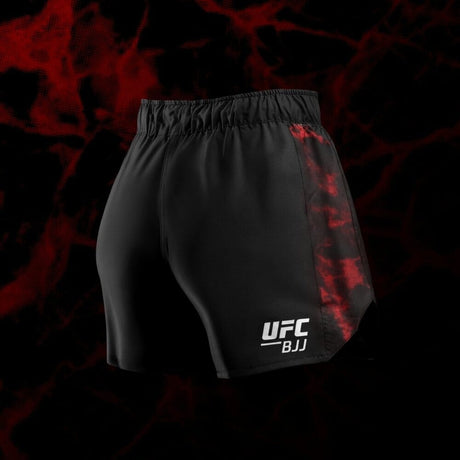 Hayabusa UFC BJJ Womens Grappling Shorts Black/Red BJJ Shorts Hayabusa 