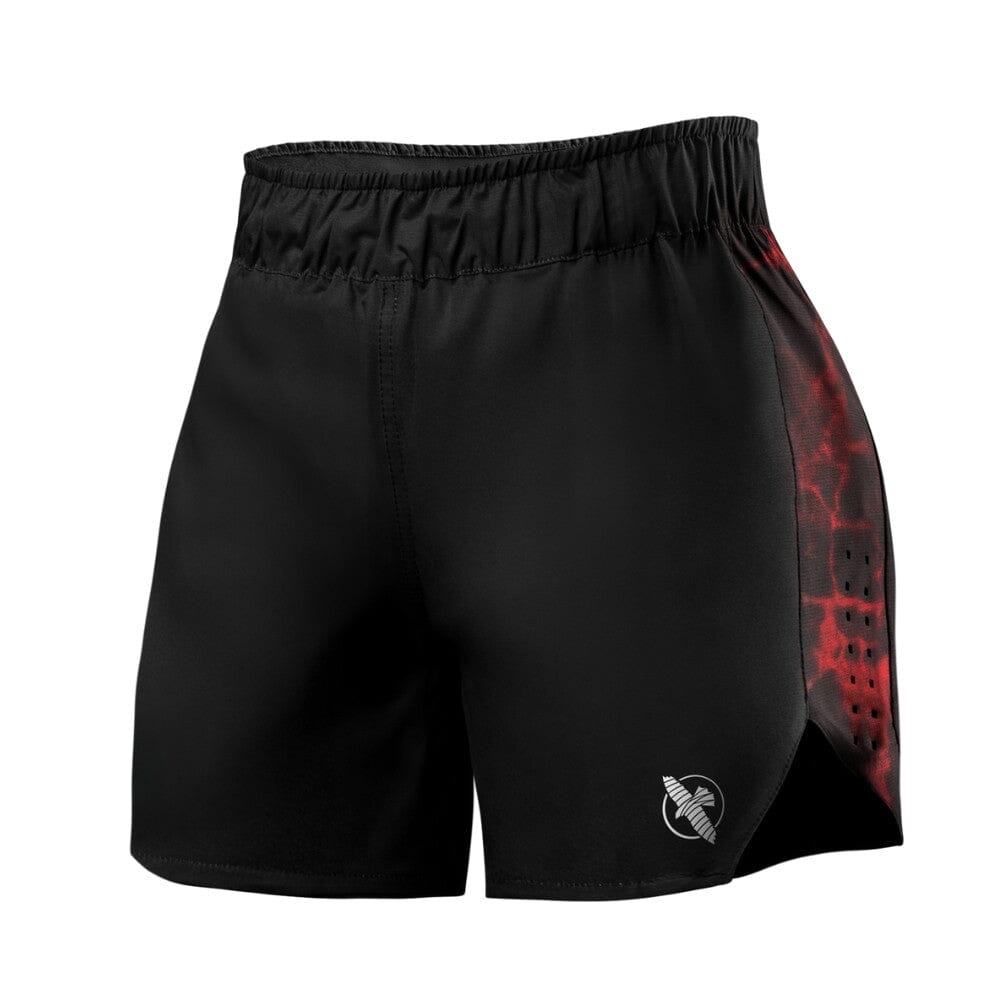 Hayabusa UFC BJJ Womens Grappling Shorts Black/Red BJJ Shorts Hayabusa Black/Red X Small 