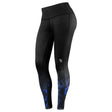 Hayabusa UFC BJJ Womens Leggings Black/Blue Spats Hayabusa Black/Blue X Small 