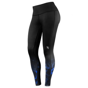 Hayabusa UFC BJJ Womens Leggings Black/Blue Spats Hayabusa Black/Blue X Small 