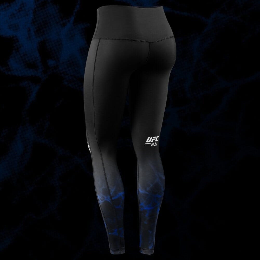 Hayabusa UFC BJJ Womens Leggings Black/Blue Spats Hayabusa 