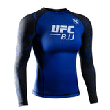 Hayabusa UFC BJJ Womens Long Sleeve Rashguard Black/Blue