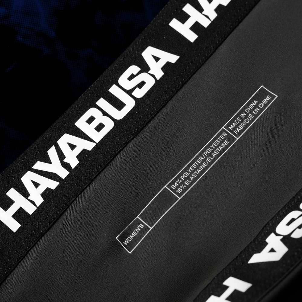 Hayabusa UFC BJJ Womens Vale Tudo Shorts Black/Blue Compression Shorts Hayabusa 