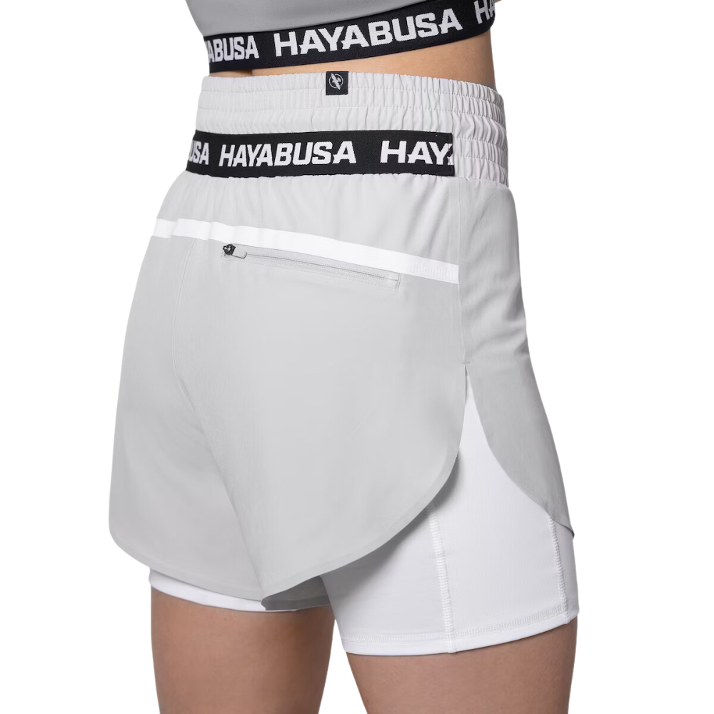 Load image into Gallery viewer, Hayabusa Womens Mid Rise Layered Shorts
