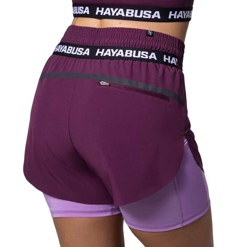 Load image into Gallery viewer, Hayabusa Womens Mid Rise Layered Shorts
