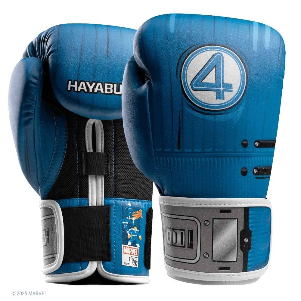 Hayabusa Youth Marvel Classic Fantastic Four Boxing Gloves Boxing Gloves Hayabusa Blue/White 6oz 