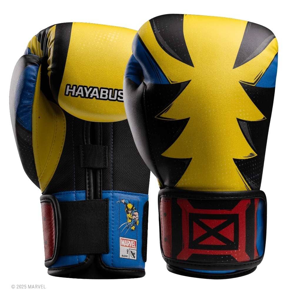 Hayabusa Youth Marvel Classic Wolverine Boxing Gloves Boxing Gloves Hayabusa Yellow/Black 6oz 