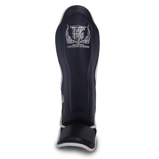 Top King Pro Leather Muay Thai Shin Guards