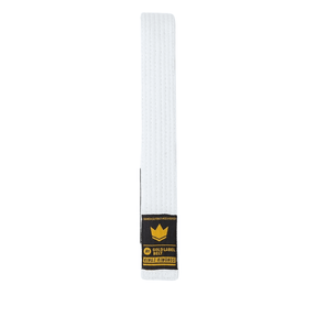 Kingz Gold Label V2 Jiu Jitsu Belts BJJ Belts Kingz White A0 
