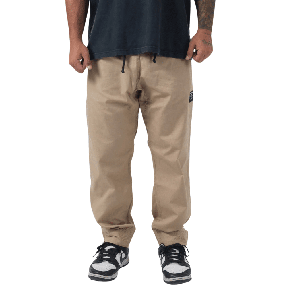 Kingz Casual Rip Stop Gi Pant BJJ Gi Pants Kingz Khaki A0 