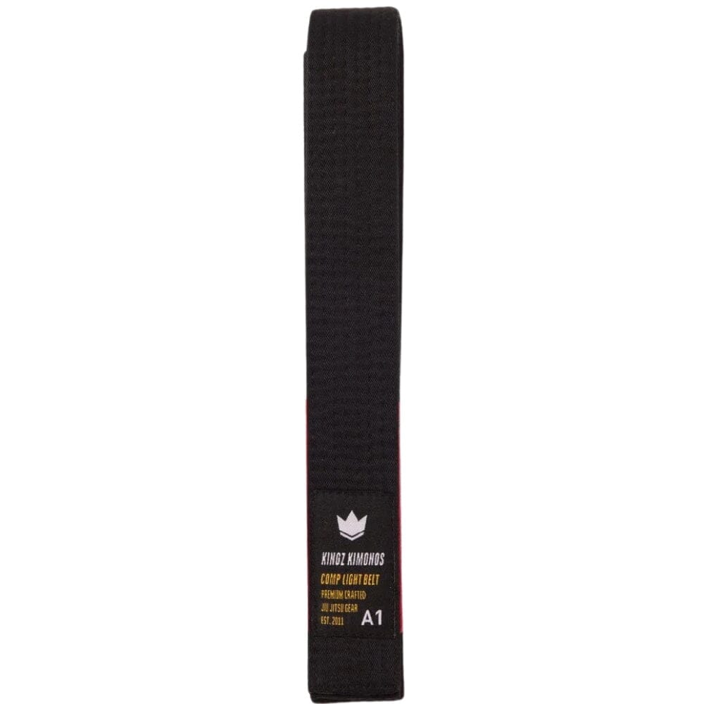Kingz Comp Light Belt Black BJJ Belts Kingz Black A0 