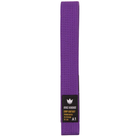 Kingz Comp Light Belt Purple BJJ Belts Kingz Purple A0 
