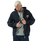 Kingz Flag Zip Up Hoodie Black