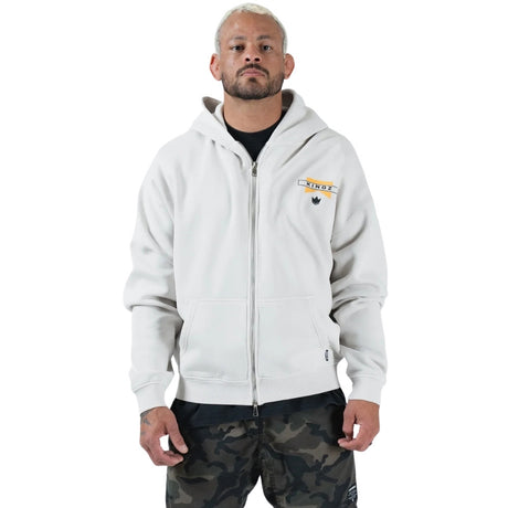 Kingz Flag Zip Up Hoodie Lunar Rock