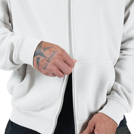 Kingz Flag Zip Up Hoodie Lunar Rock