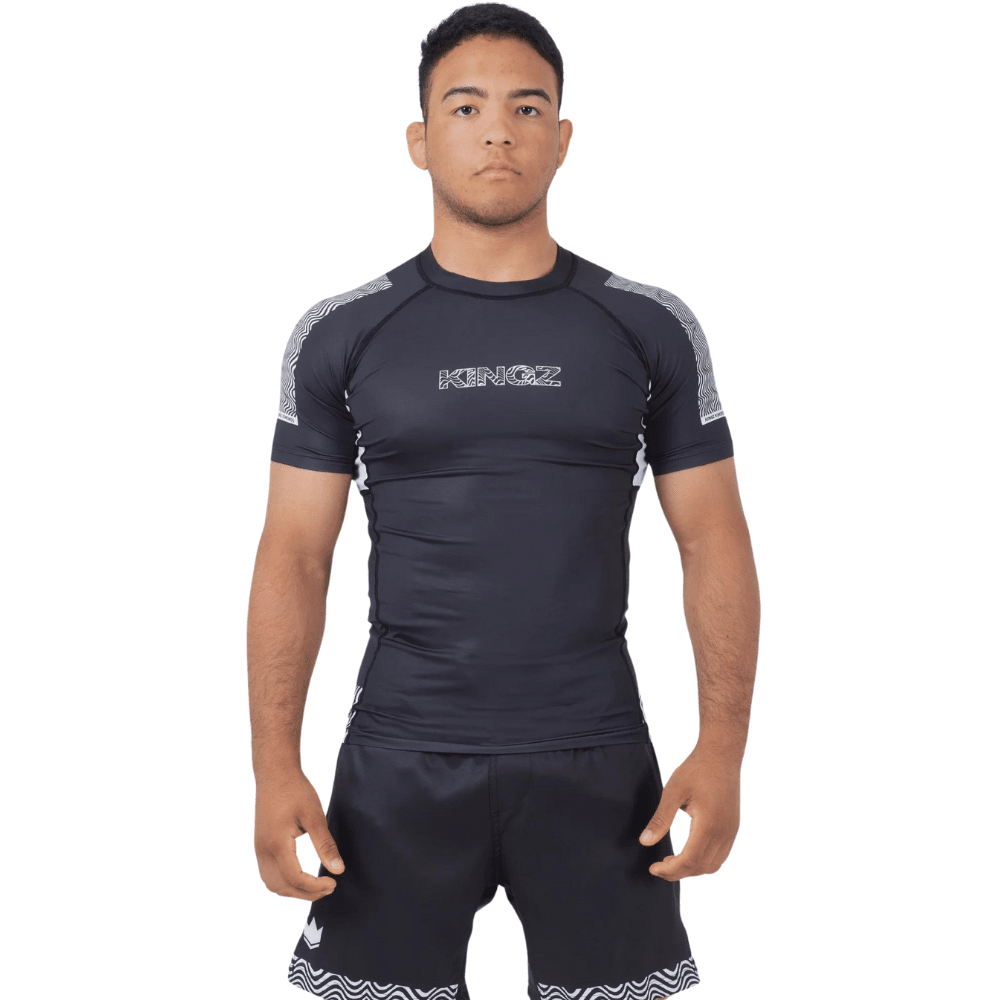 Kingz Flow Rashguard Rashguards Kingz Black X Small 