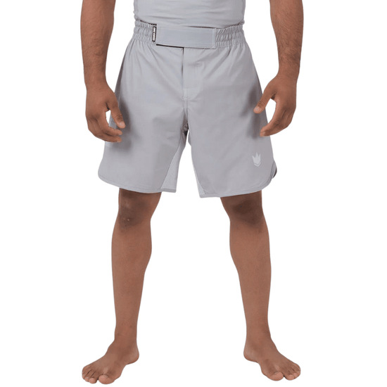 Kingz Ghost Grappling Shorts BJJ Shorts Kingz Silver X Small 