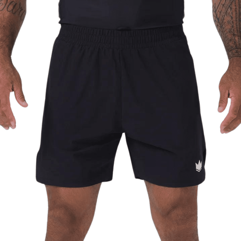 Kingz Hybrid Shorts BJJ Shorts Kingz Black X Small 