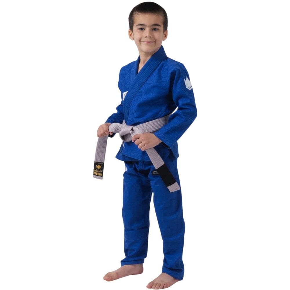 Kingz Kore Kids V2 Jiu Jitsu Gi Blue BJJ Gi Youth Kingz 