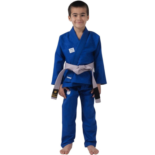 Kingz Kore Kids V2 Jiu Jitsu Gi Blue BJJ Gi Youth Kingz Blue M0000 