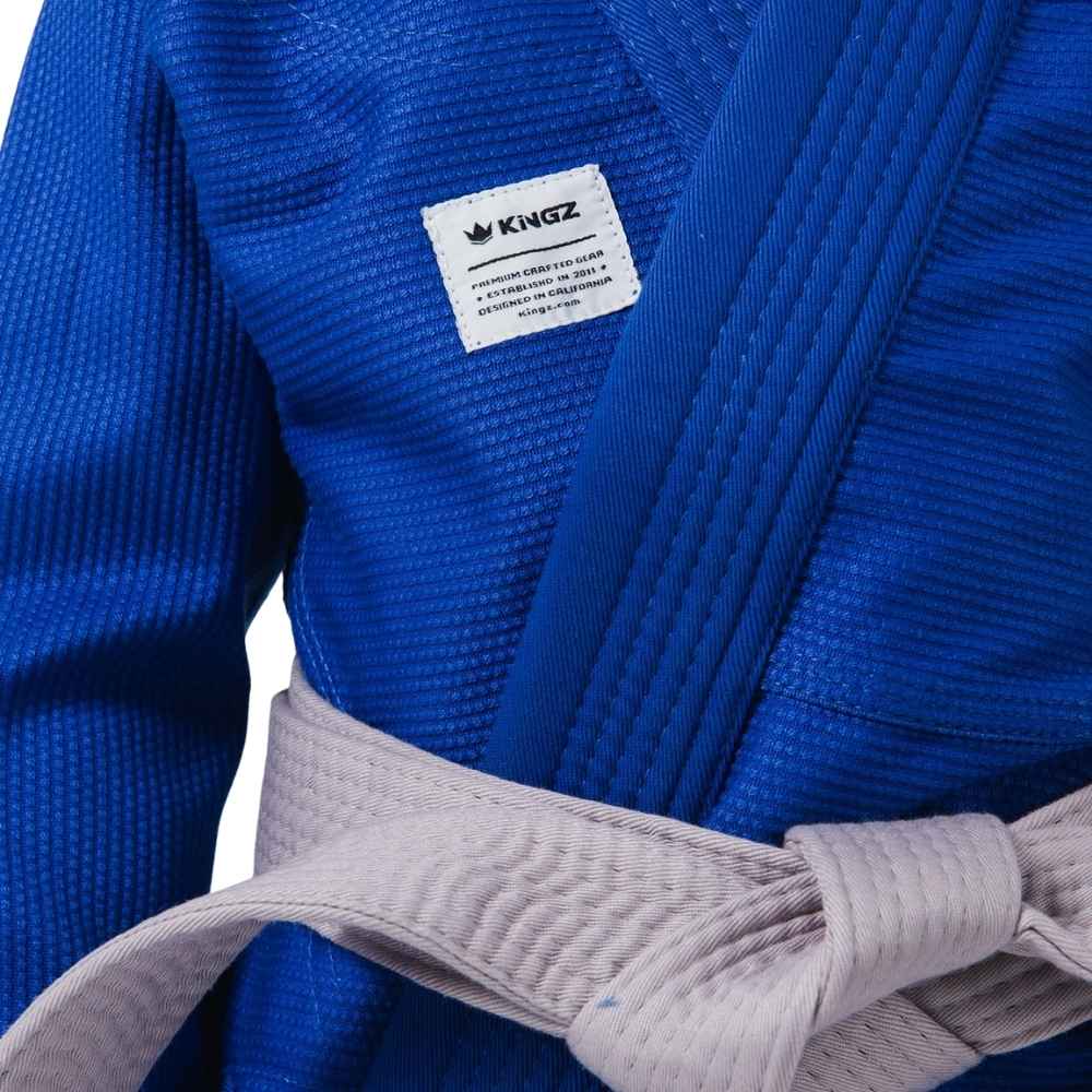 Kingz Kore Kids V2 Jiu Jitsu Gi Blue BJJ Gi Youth Kingz 