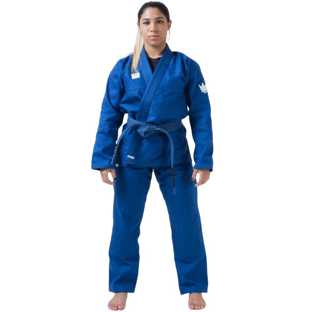 Kingz Womens Kore V2 Jiu Jitsu Gi Blue BJJ Gi Women Kingz Blue F1 