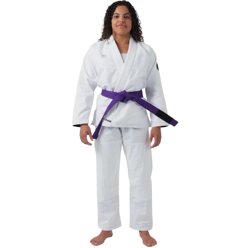 Kingz Womens Kore V2 Jiu Jitsu Gi White BJJ Gi Women Kingz White F1 