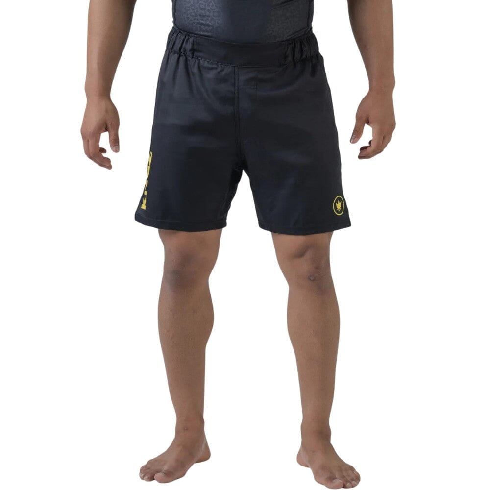Kingz MI-K Roots Onca Pintada Grappling Shorts BJJ Shorts Kingz Black X Small 