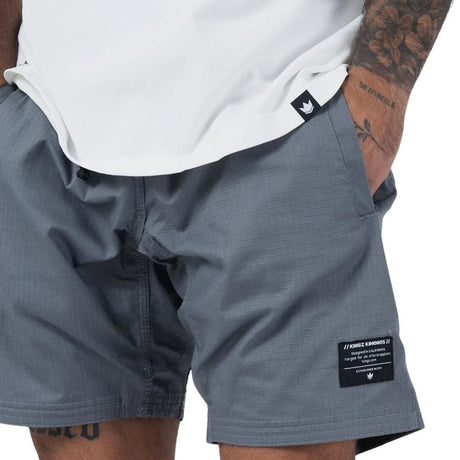 Kingz Casual Gi Shorts Grey BJJ Gi Pants Kingz 