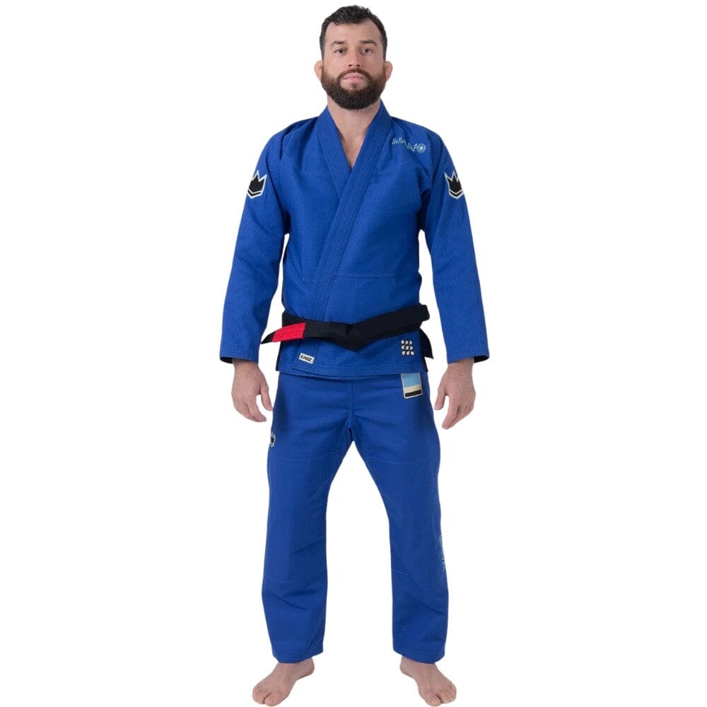 Kingz Mens Nano 3.0 Gi Blue BJJ Gi Men Kingz Blue A1 