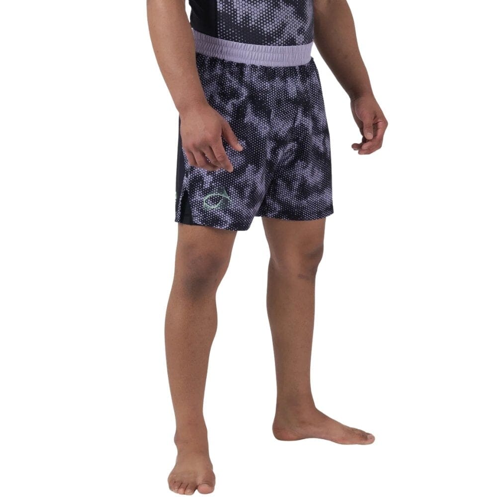 Kingz Viper Hybrid Shorts Black/Purple BJJ Shorts Kingz 