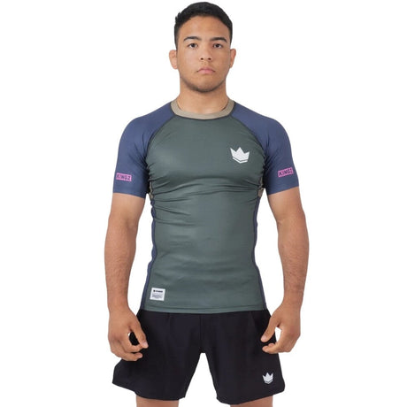 Kingz Draft Rashguard Moss Green Rashguards Kingz Moss Green X Small 