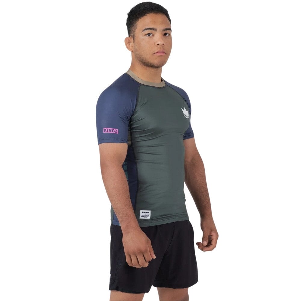 Kingz Draft Rashguard Moss Green Rashguards Kingz 