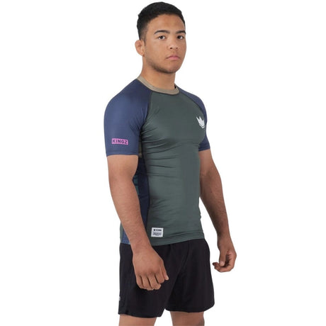 Kingz Draft Rashguard Moss Green Rashguards Kingz 