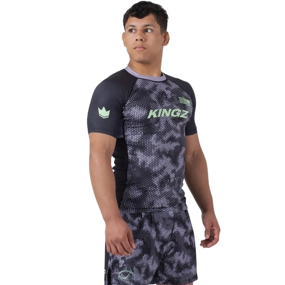 Kingz Viper Rashguard Black/Purple Rashguards Kingz 